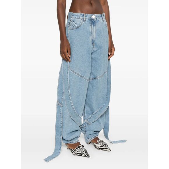 The Attico Women Drawstring Jeans